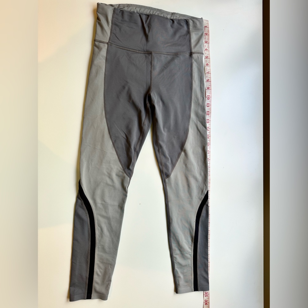 Athleta grey and black leggings. Size S.
